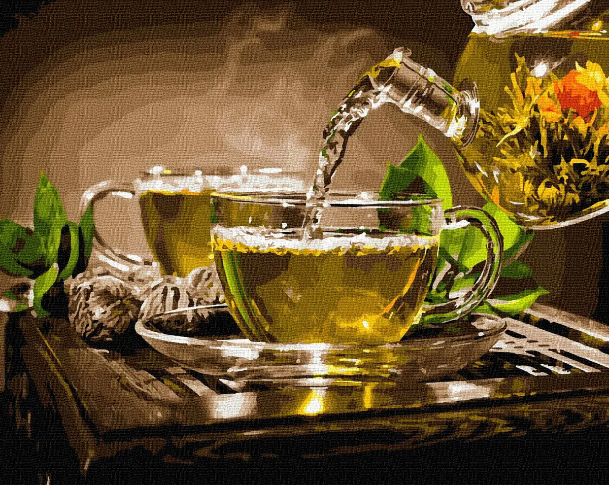 Картина по номерам Brushme Наслаждение чаем 40x50 см (BRM35227) Картина по номерам Brushme Наслаждение чаем 40x50 см (BRM35227)