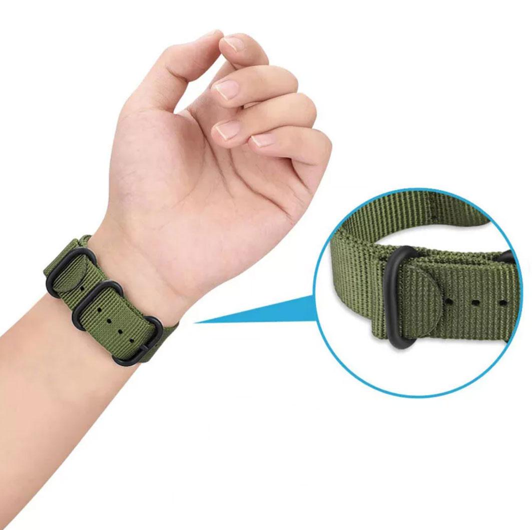 Нейлоновый ремешок Primolux Traveller для часов Samsung Galaxy Watch 8 46 мм/44 мм/40 мм Army Green (2742709773) - фото 4 Нейлоновый ремешок Primolux Traveller для часов Samsung Galaxy Watch 8 46 мм/44 мм/40 мм Army Green (2742709773) - фото 4