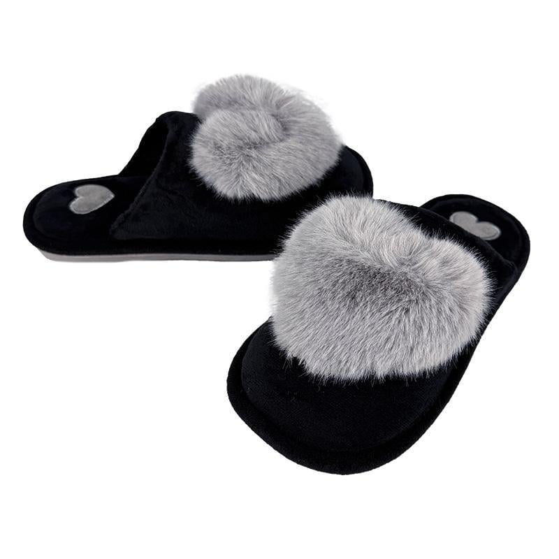 Тапочки комнатные женские меховые 10230-3 р. 37 23,5 см Черный - фото 2 Тапочки комнатные женские меховые 10230-3 р. 37 23,5 см Черный - фото 2