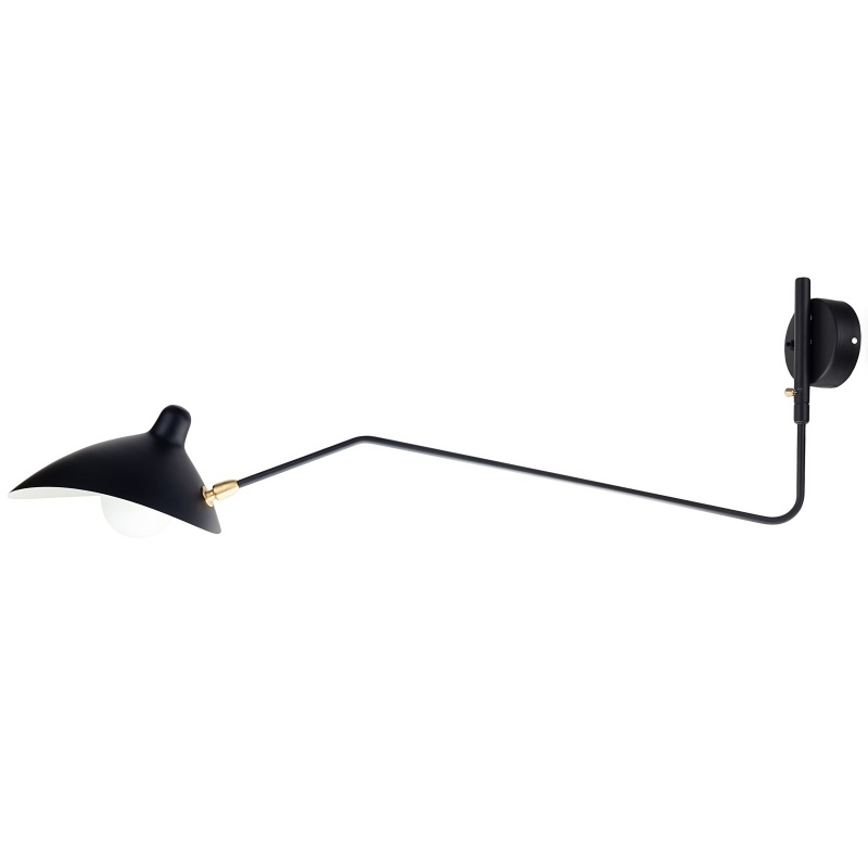 Бра Brille BL-339W/1 E27 BK (26-483)