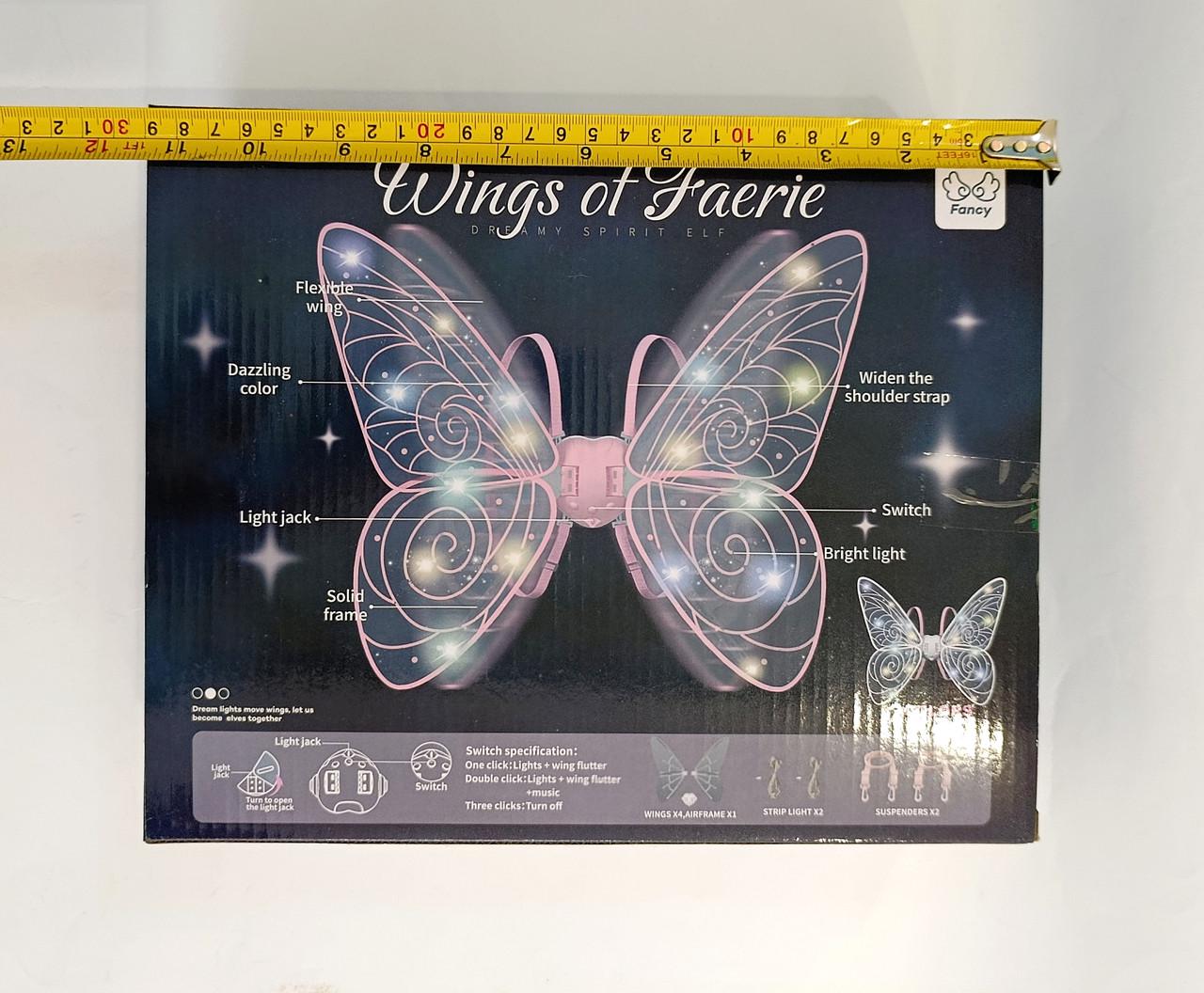 Крылья феи светятся и двигаются 89 см Розовый - фото 4 Крылья феи светятся и двигаются 89 см Розовый - фото 4