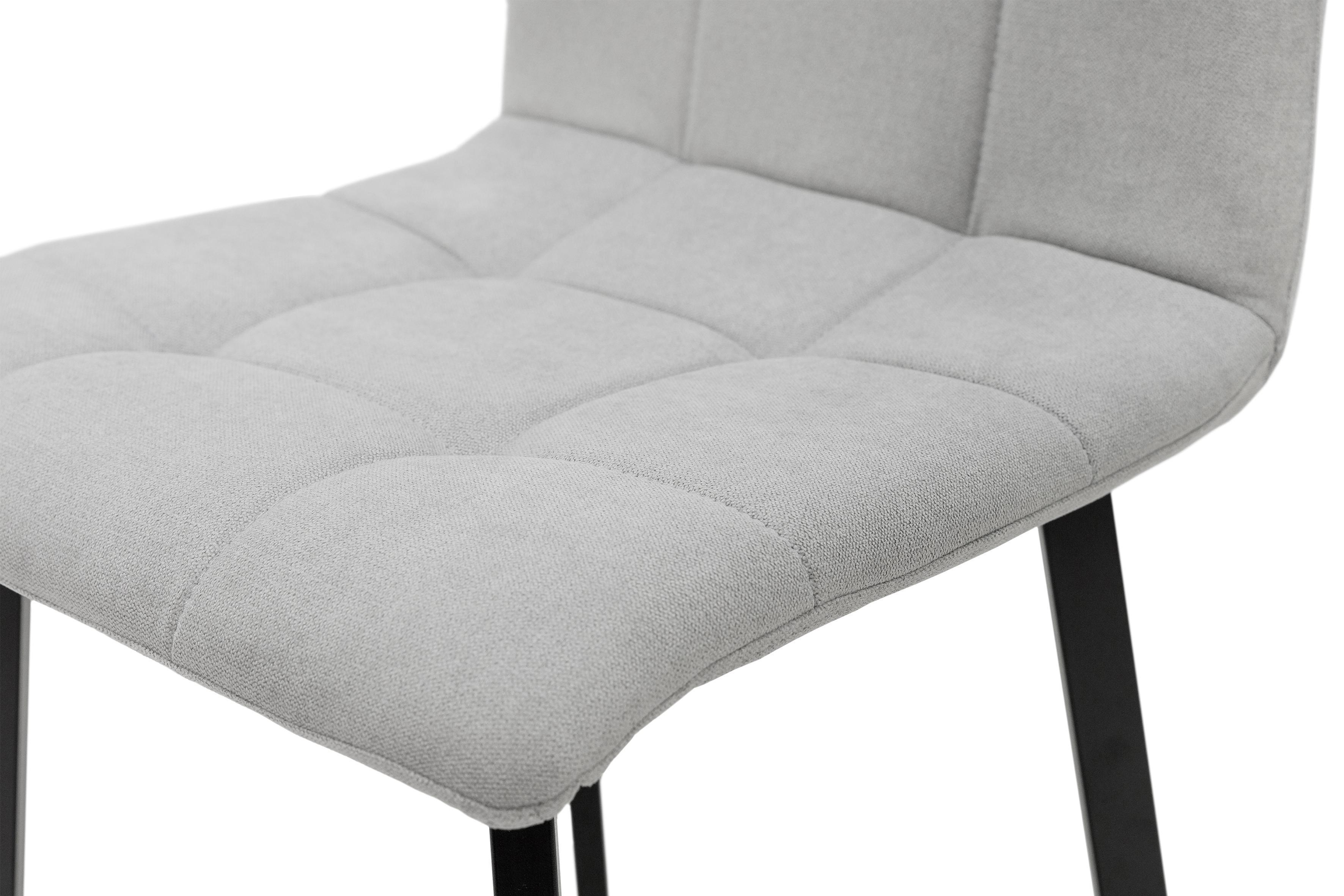 Стілець для кухні та вітальні Фіджи Трініті 450х960х530 мм Чорний/Світло-сірий (GAА0056037) - фото 6 Стілець для кухні та вітальні Фіджи Трініті 450х960х530 мм Чорний/Світло-сірий (GAА0056037) - фото 6