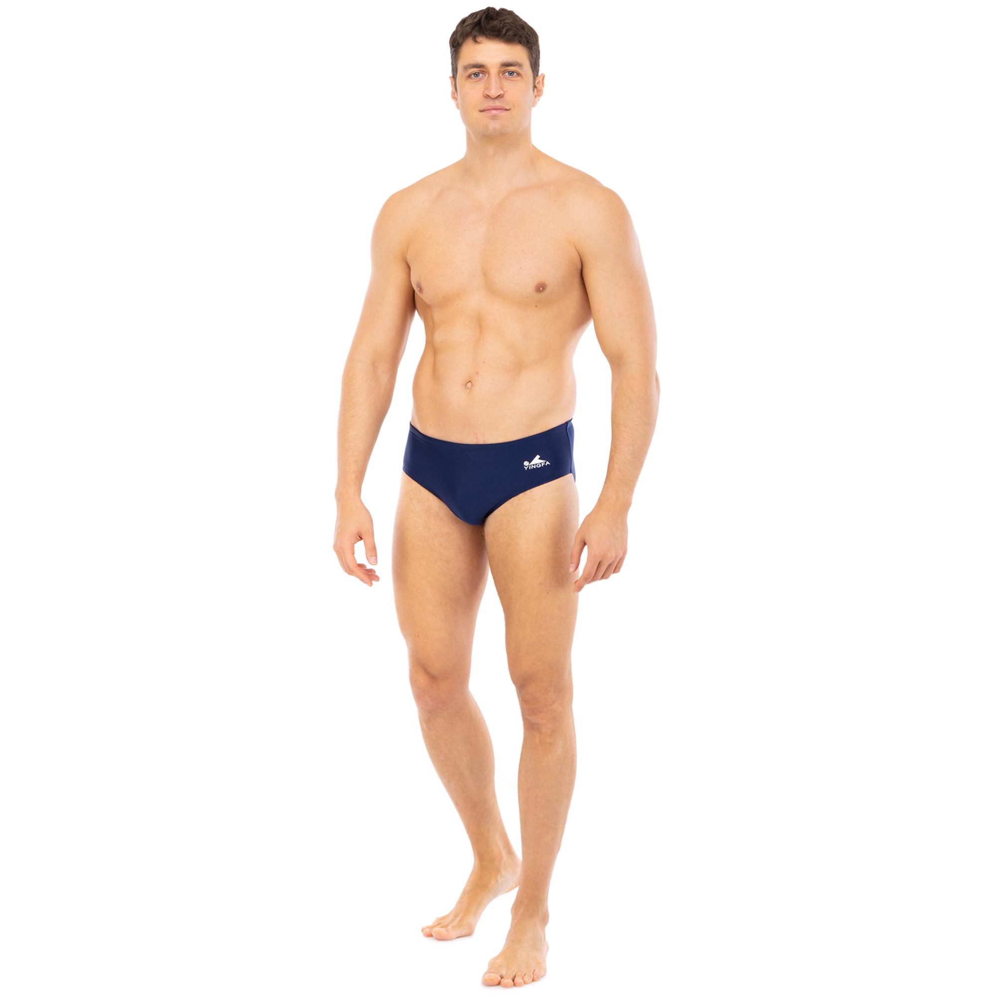 Плавки мужские классические для плавания YINGFA 9109 M Темно-синий (9109_Темно-синий_M_(155-160см) - фото 6 Плавки мужские классические для плавания YINGFA 9109 M Темно-синий (9109_Темно-синий_M_(155-160см) - фото 6