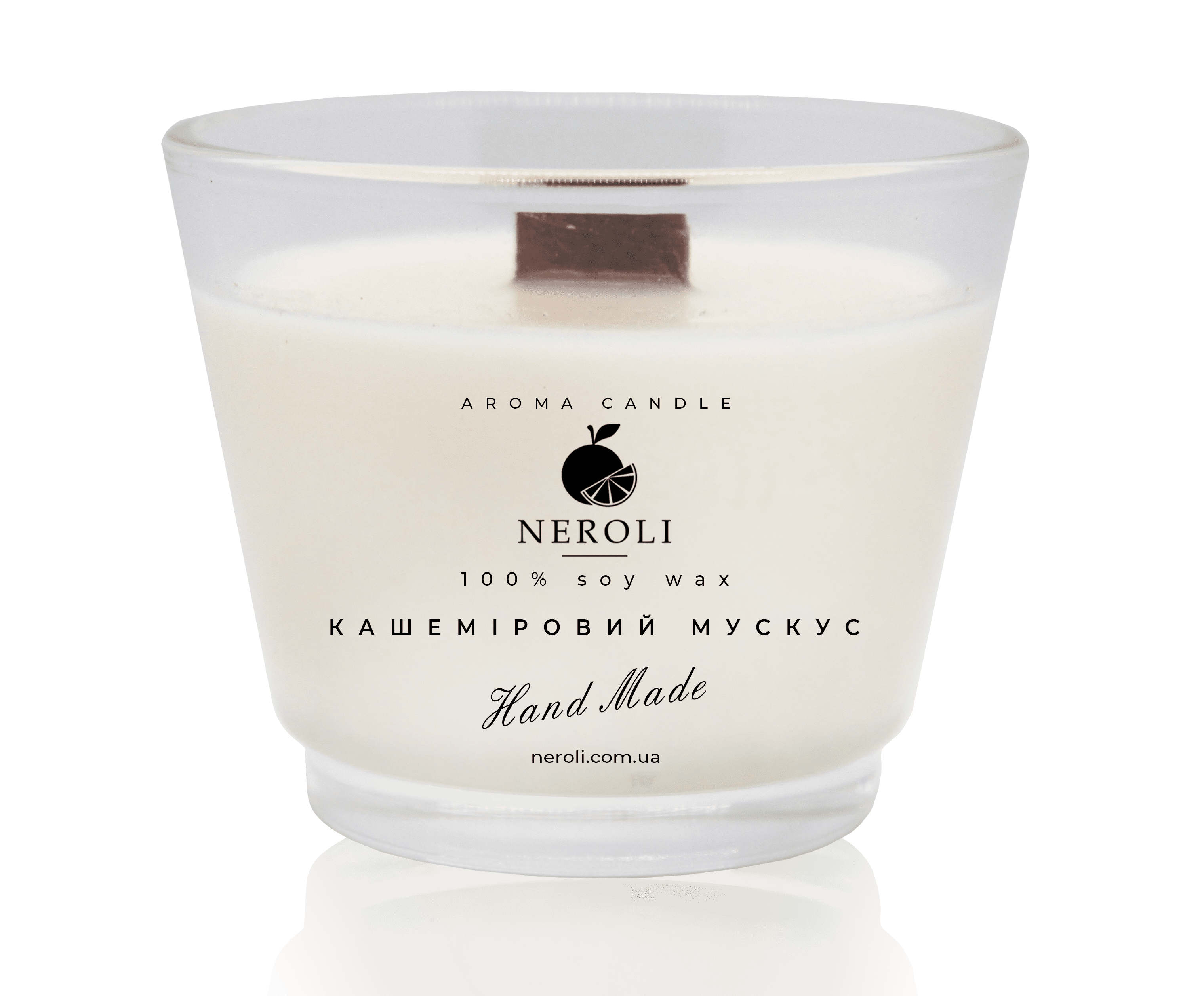 Аромасвеча соевая NEROLI Кашемировый Мускус Crystal Grace 100 мл