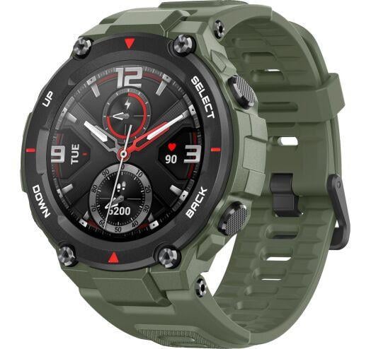 Часы смарт Amazfit T-Rex A1919 Army Green - фото 1