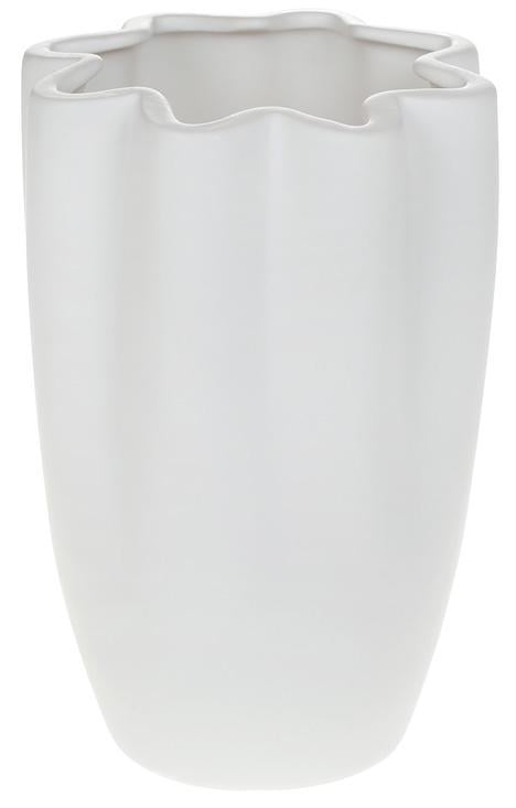 Ваза фарфоровый каменный цветок фиоры 12х17 см Белый Ваза фарфоровый каменный цветок фиоры 12х17 см Белый