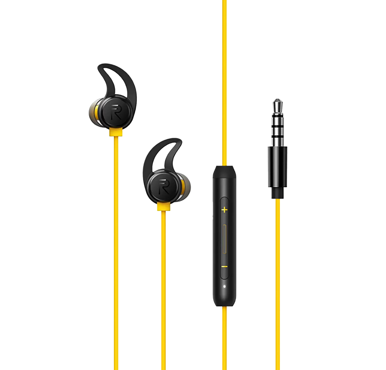 Наушники Realme Buds3 RMA155 вакуумные проводные Черный/Желтый (49285)