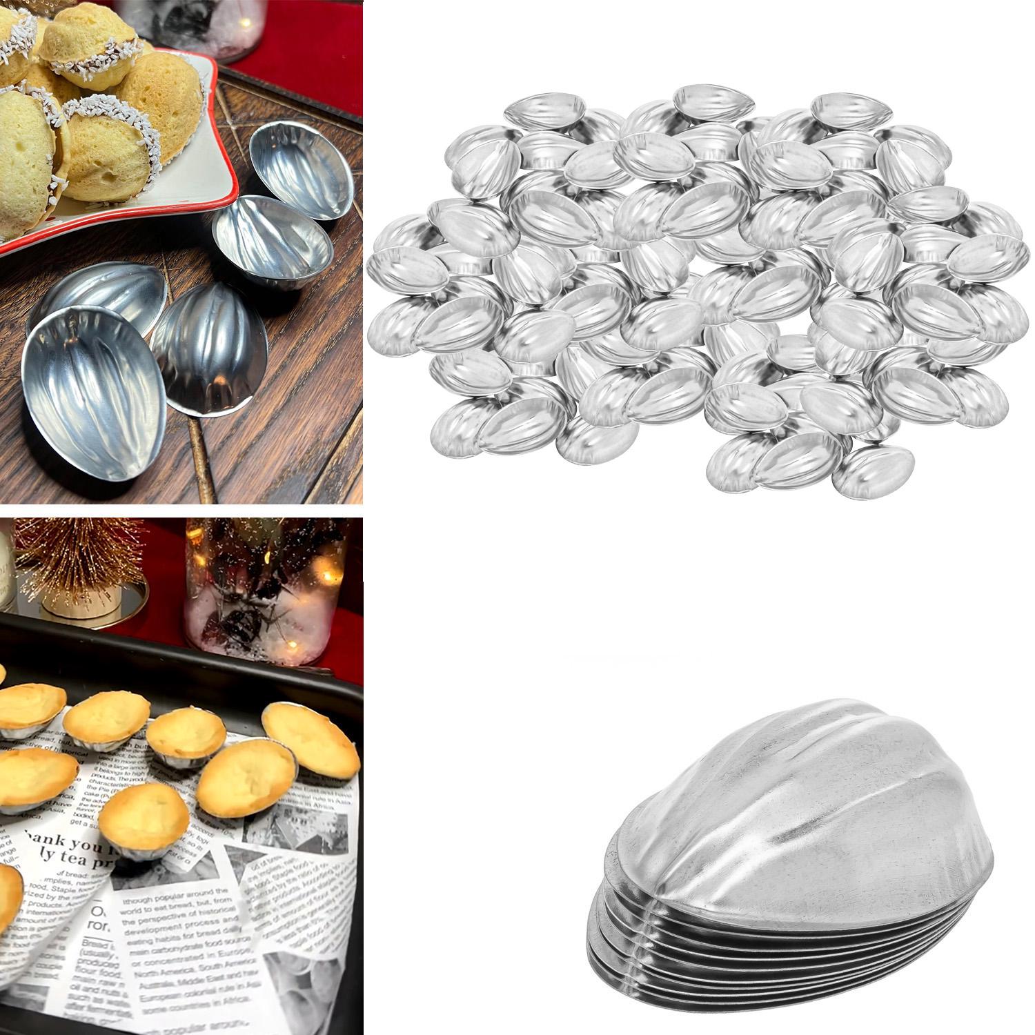 Набор формочек порционных металлических для печенья Орешки с ребристой поверхностью 100 шт. (26250648) - фото 9 Набор формочек порционных металлических для печенья Орешки с ребристой поверхностью 100 шт. (26250648) - фото 9