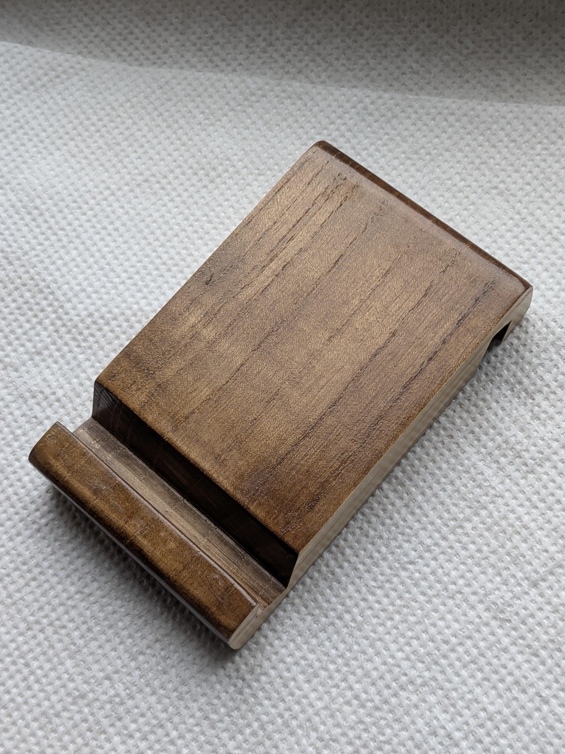 Підставка для планшета/телефона дерев'яна 120х80х22 мм (ST-002)