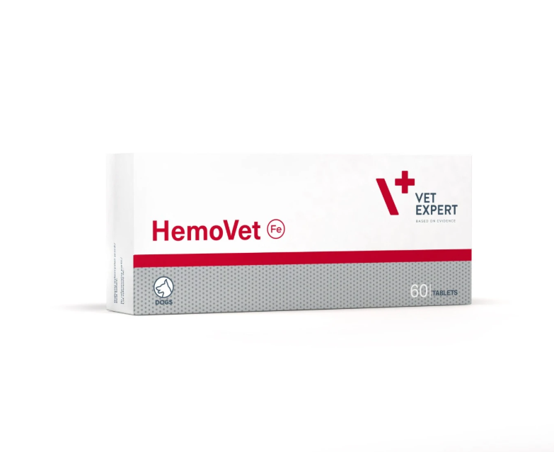 Железо гемовое Vet Expert HemoVet ГемоВет для собак 60 таб.
