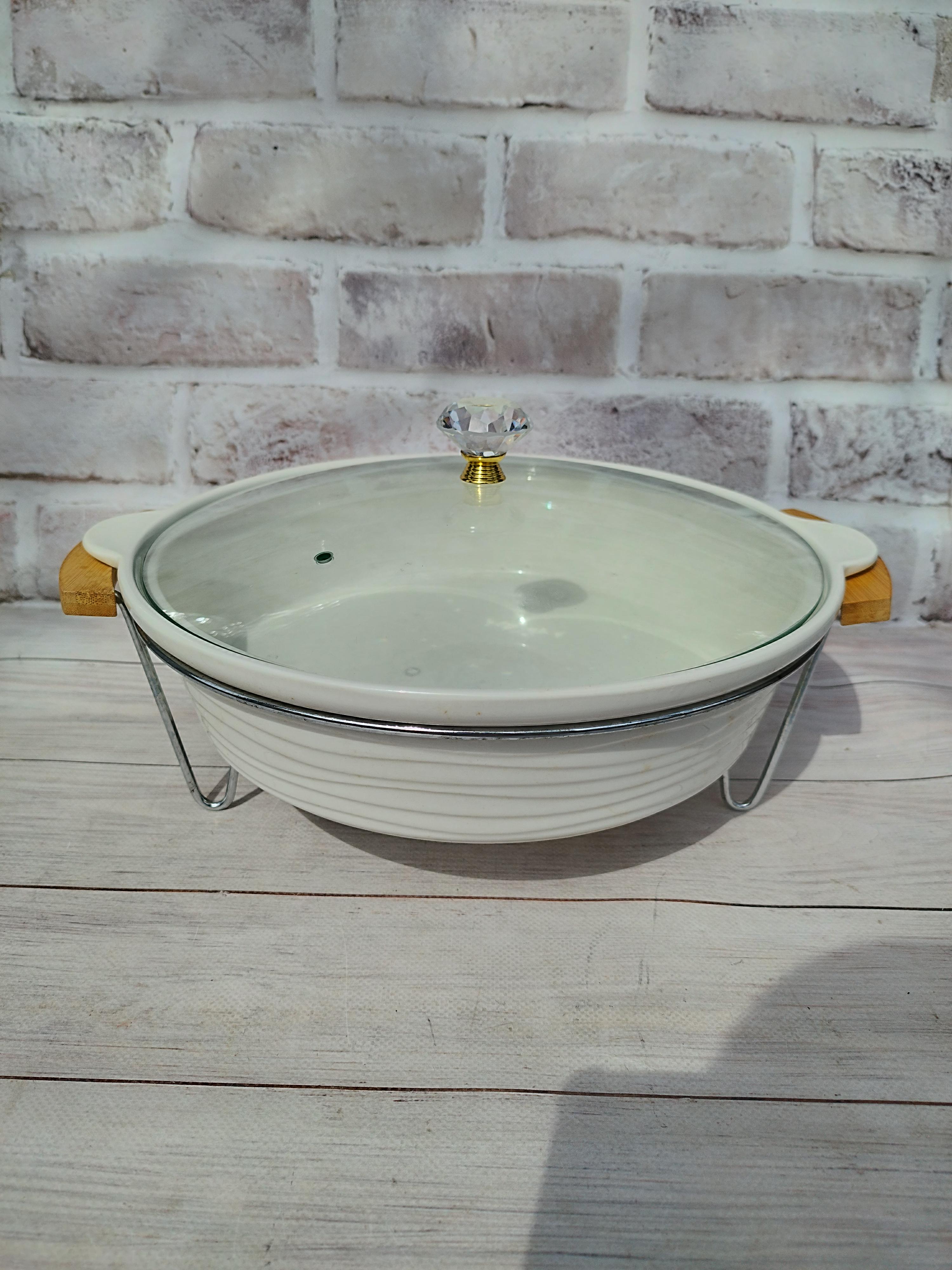 Мармит Lenardi 3368 керамический 2,8л Белый