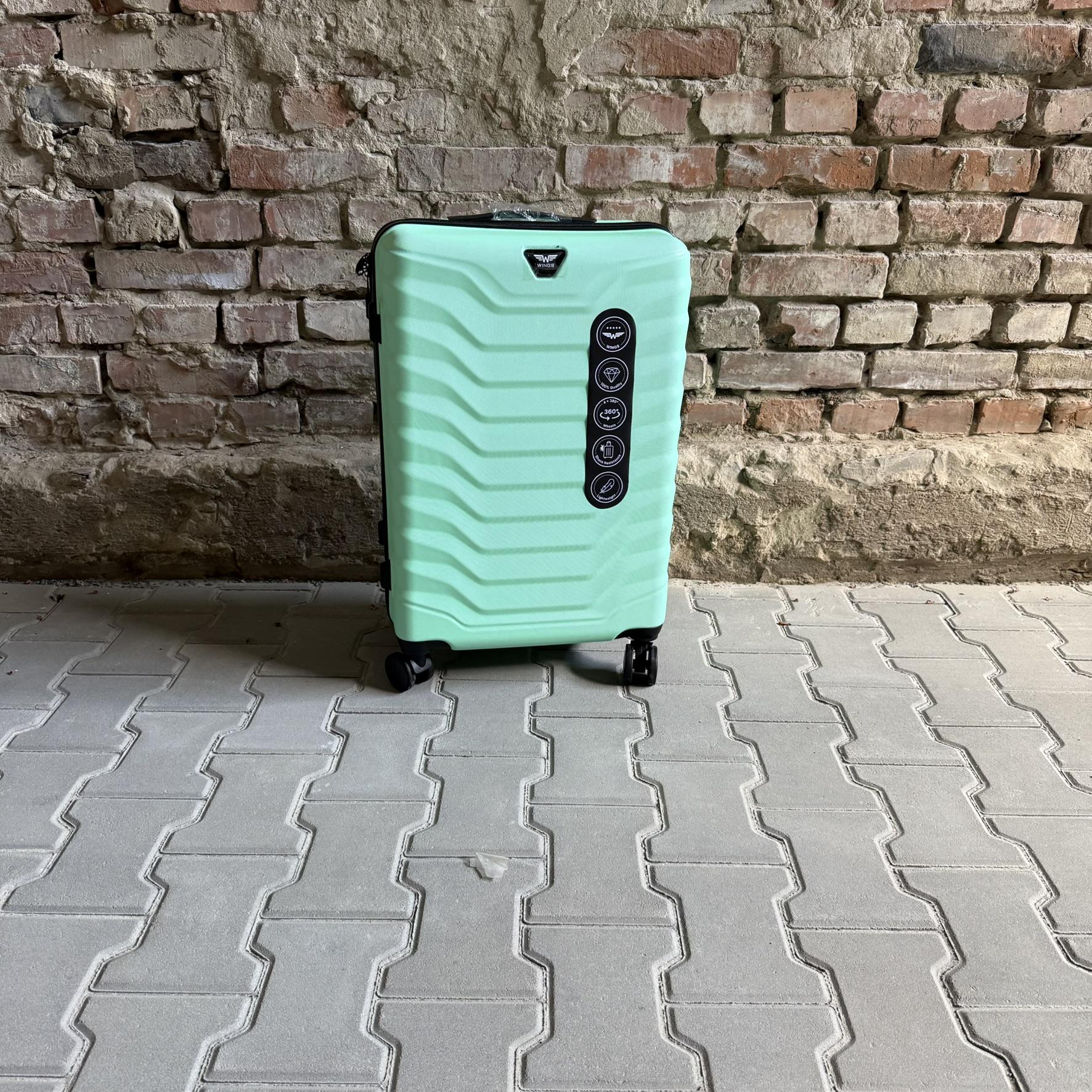 Чемодан Wings PEA01 дорожный М Мятный (26557320) - фото 2