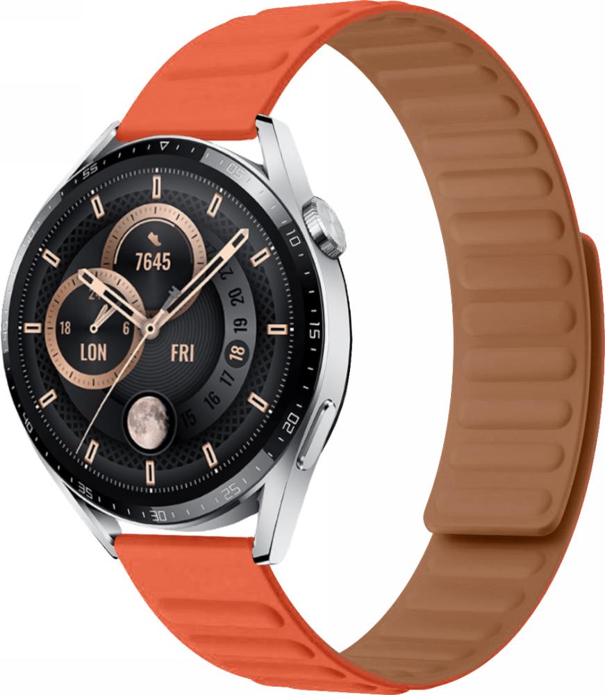 Ремешок Magneter для Huawei Watch GT3 46 мм Orange (26655-2C) Ремешок Magneter для Huawei Watch GT3 46 мм Orange (26655-2C)