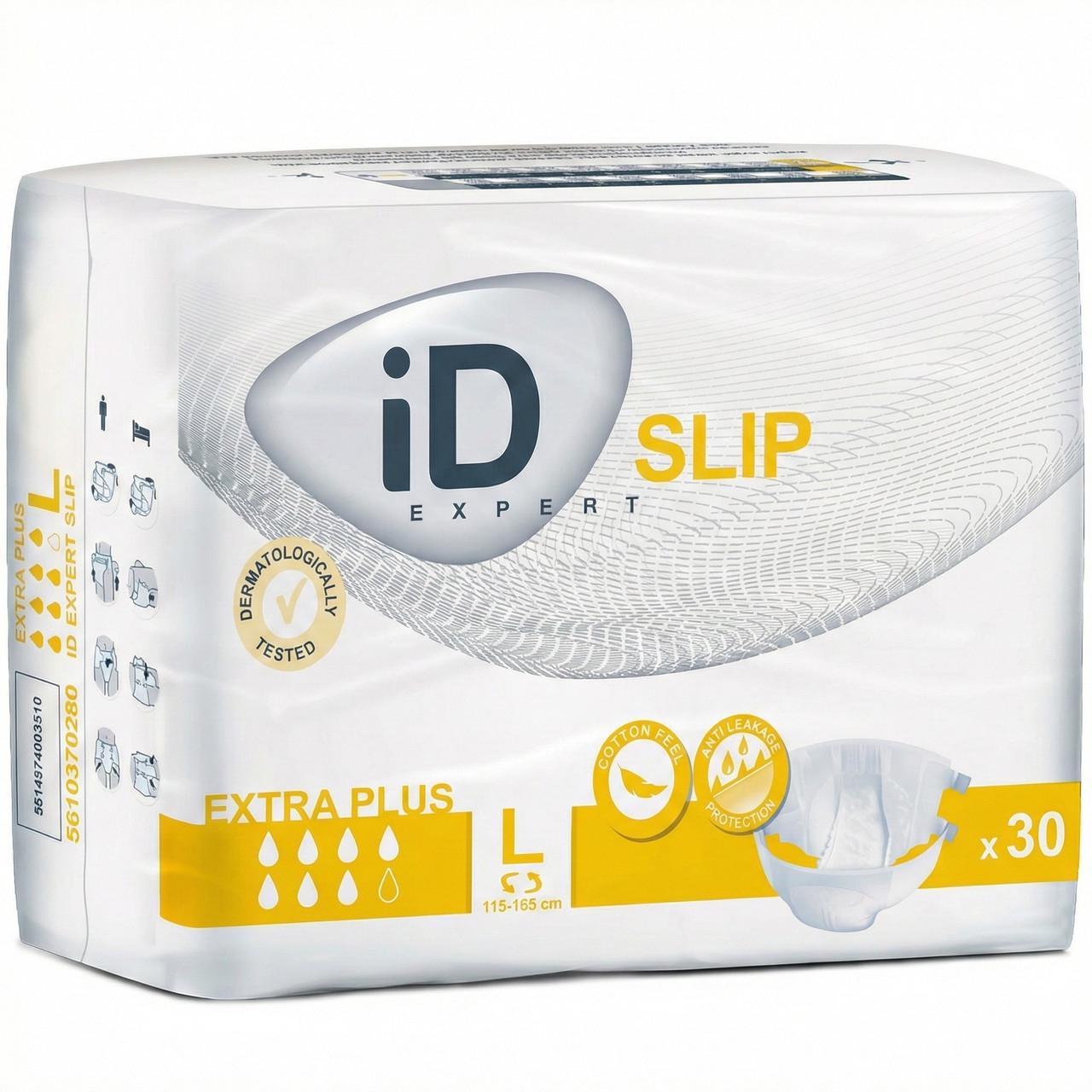 Подгузники для взрослых iD Slip Extra Plus 115-155 см 30 шт. (000003003)