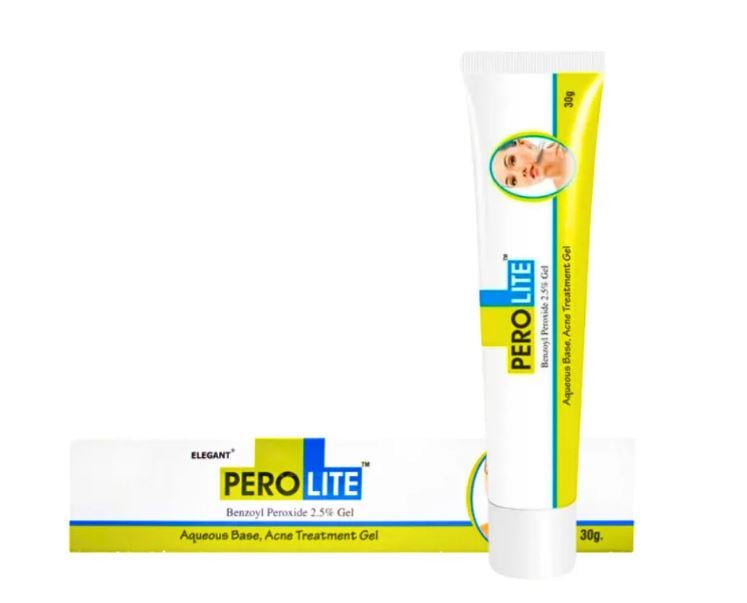 Гель против акне Perolite Gel 2.5% Benzoyl Peroxide с бензоил пероксидом 30 г (PLBP25)