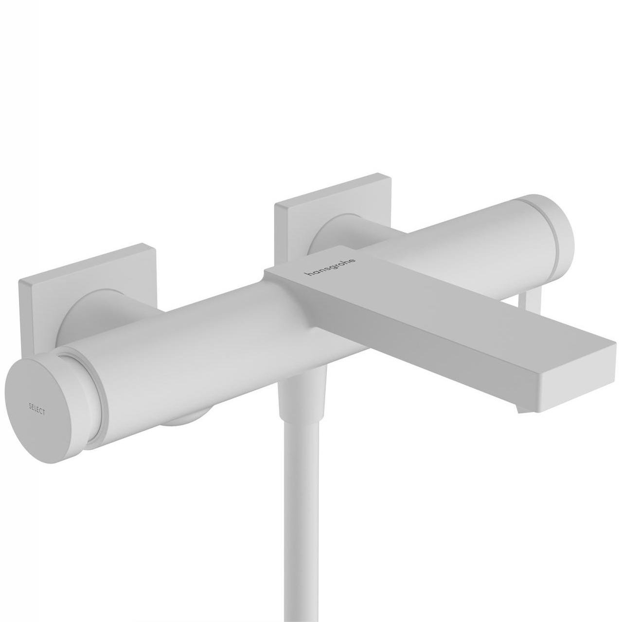 Cмеситель для ванны Hansgrohe Tecturis E 73420700 однорычажный Белый (213906)