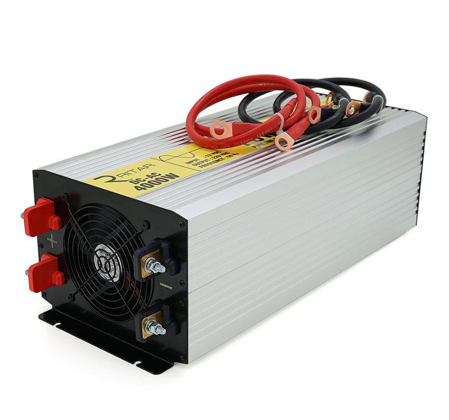Инвертор напряжения Ritar RSC4000 12/220V с правильной синусоидой 4000 Вт клеммные провода/клемные колодки (57869) - фото 2 Инвертор напряжения Ritar RSC4000 12/220V с правильной синусоидой 4000 Вт клеммные провода/клемные колодки (57869) - фото 2
