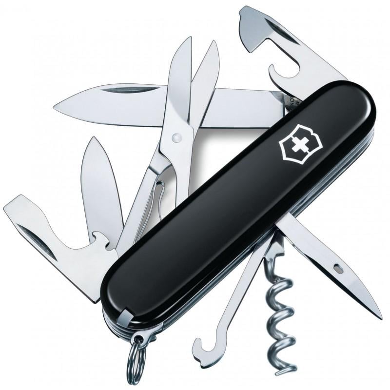 Складаний ніж Victorinox Vx13703.3B1 Climber 91 мм Чорний