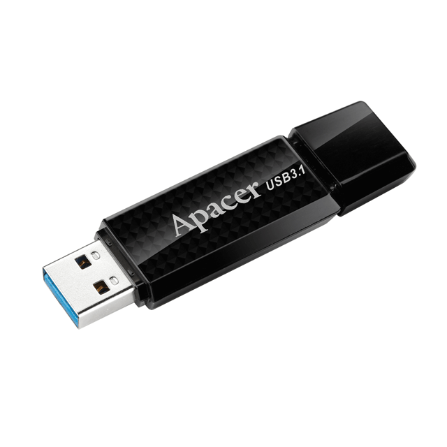 Флешка Apacer AH352 USB 3.1 16 GB Черный (AP16GAH352B-1) - фото 2