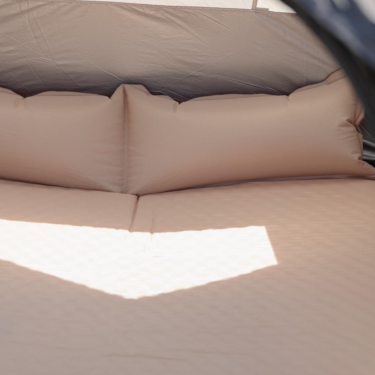 Матрац похідний в намет LU-027 туристичний з самонадувним підголівником 190x130x3 см Бежевий (7469) - фото 3 Матрац похідний в намет LU-027 туристичний з самонадувним підголівником 190x130x3 см Бежевий (7469) - фото 3