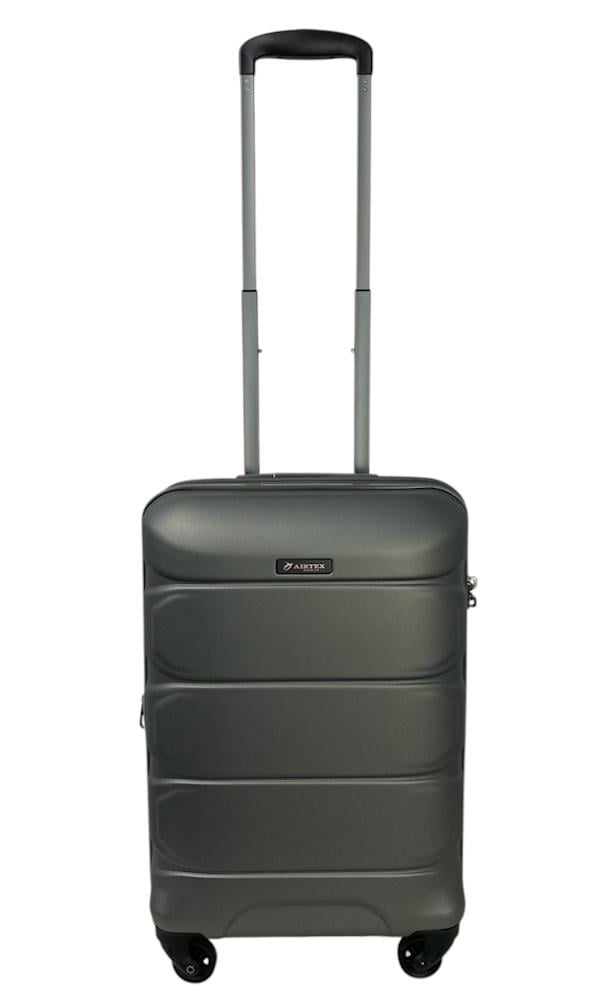 Чемодан малый для ручной клади Airtex 748 поликарбонат S Серый