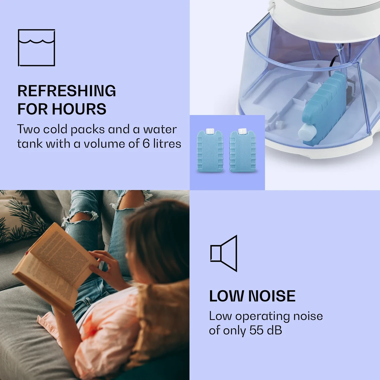 Повітроохолоджувач і вентилятор Skyscraper Ice Smart 4в1 Білий (10040207) - фото 8 Повітроохолоджувач і вентилятор Skyscraper Ice Smart 4в1 Білий (10040207) - фото 8