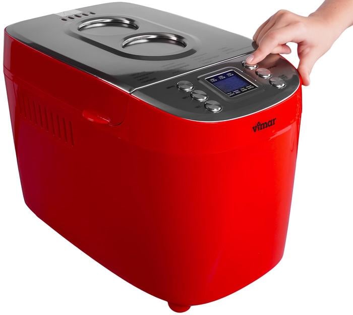 Хлібопічка VIMAR VBM 736 1500 г 850 Вт 15 програм Червоний (3773) - фото 14