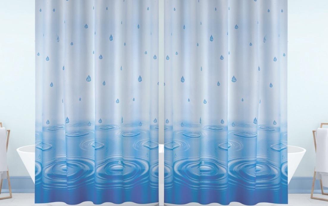 Штора для душа двойная текстильная Jacklin Seed 5020V1-2 2 шт. 110x200 см (5020V1-2) - фото 1