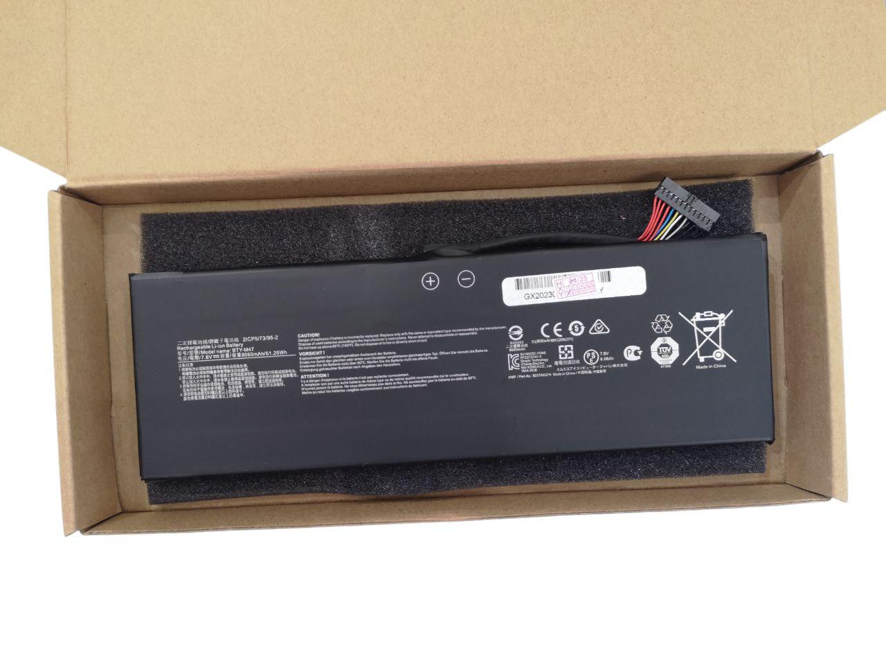 Акумулятор для MSI GS40/GS40 6QE Phantom Notebook/GS43/GS43VR/GS43VR 6RE/BTY-M47 8060 mAh 61,25Wh (23503844)