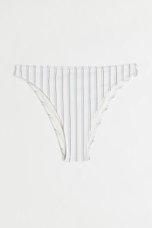 Купальные трусики H&M в полоску 36 см Белый (970255)
