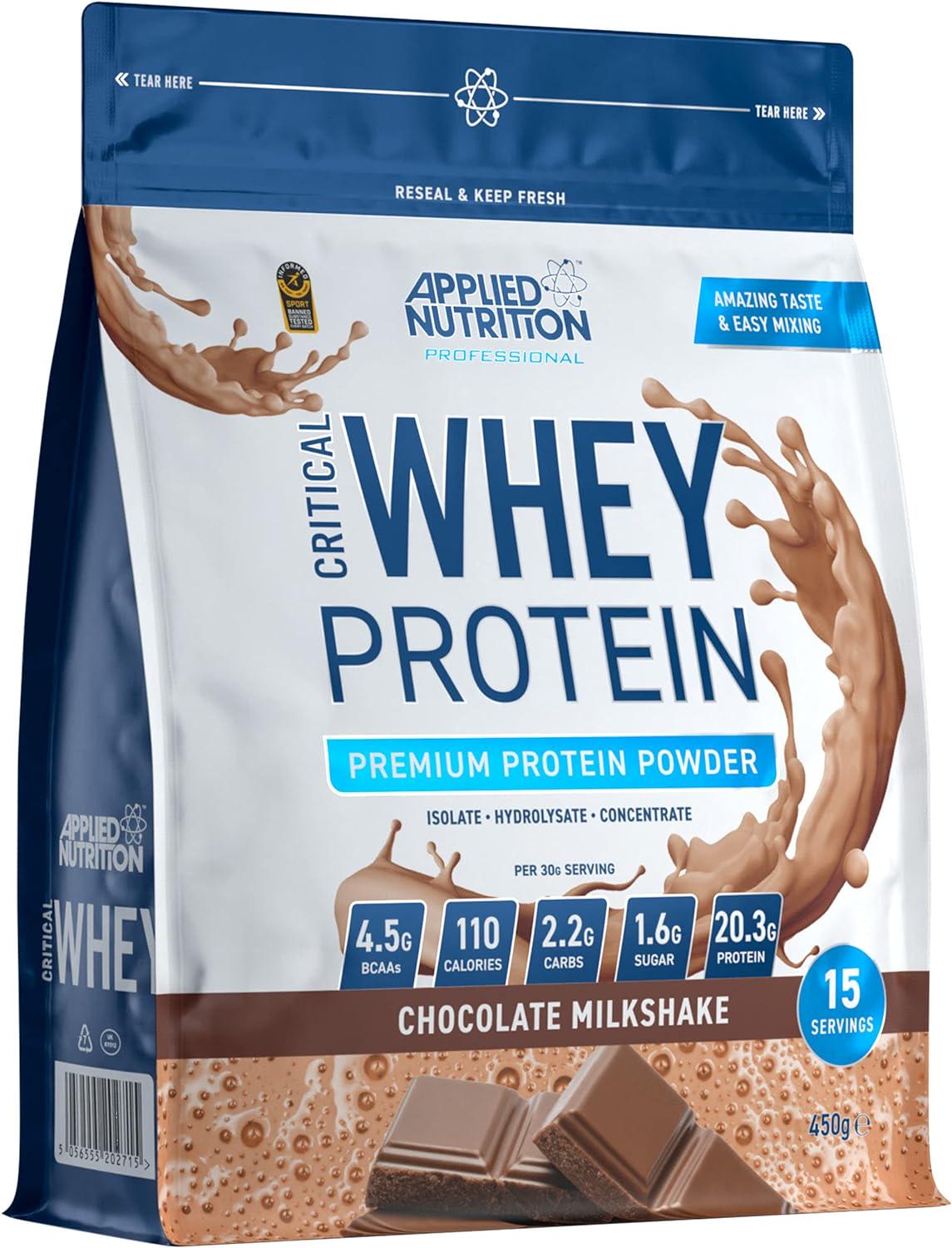 Протеин Applied Nutrition Critical Whey Chocolate Milkshake 450 г