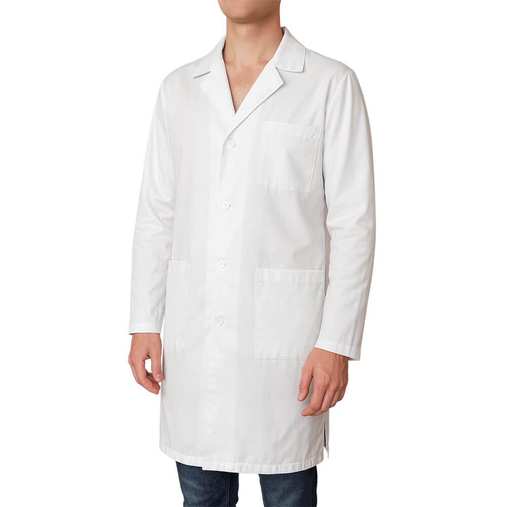 Медичний халат чоловічий р. 46-64-58 Білий (15512) - фото 2 Медичний халат чоловічий р. 46-64-58 Білий (15512) - фото 2