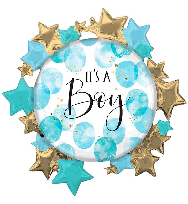 Воздушный шар It's a Boy 76 см (13537493)