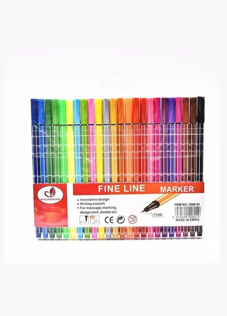 Ручки лайнер Fine Line 24 цв (WW00015)