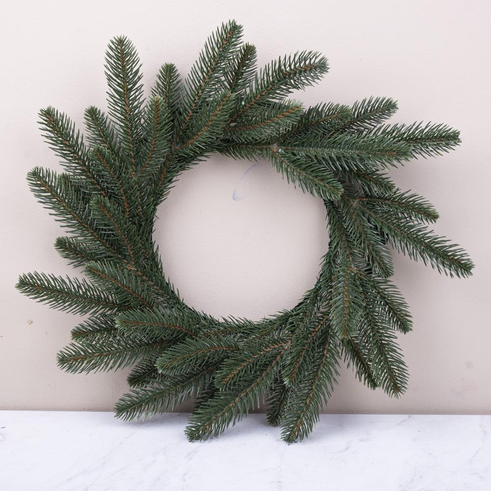 Вінок "різдвяний" 40 см Зелений (7445-1)