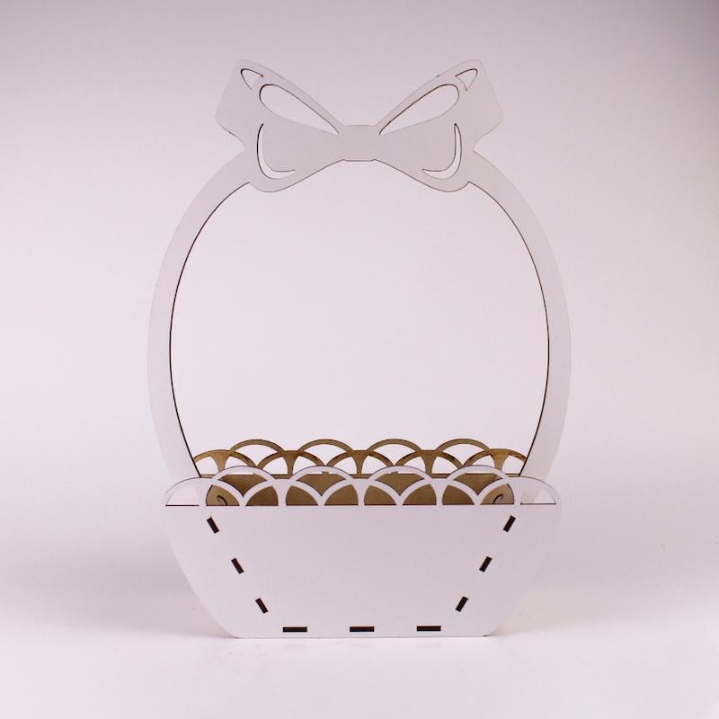 Корзина бант Білий (1711)