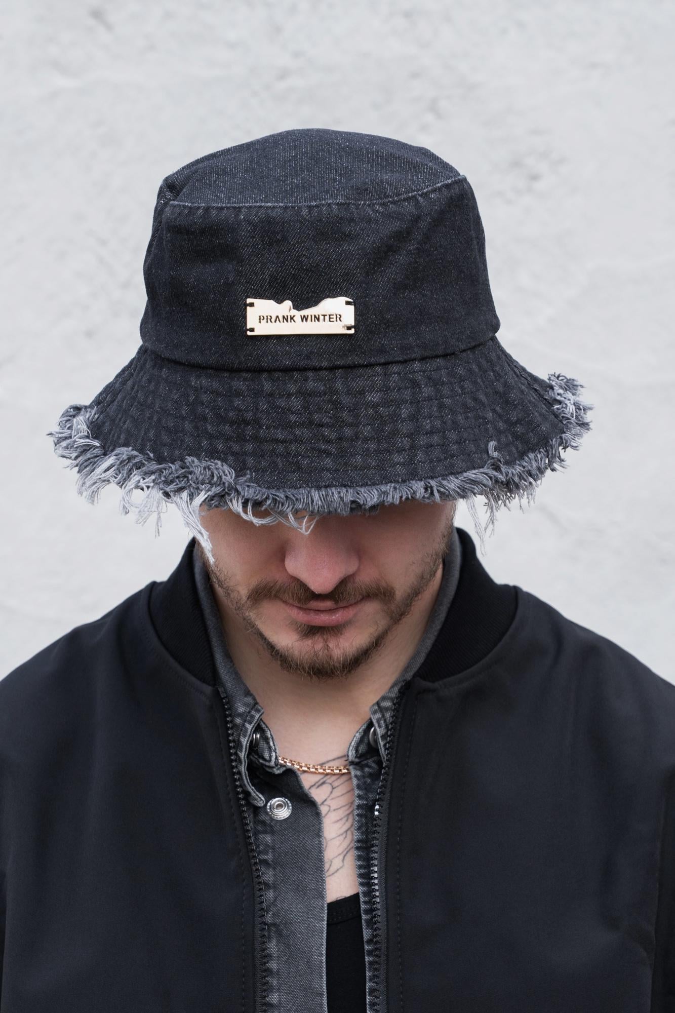 Панамка джинсовая Without Prank Black (8056199 8056200)