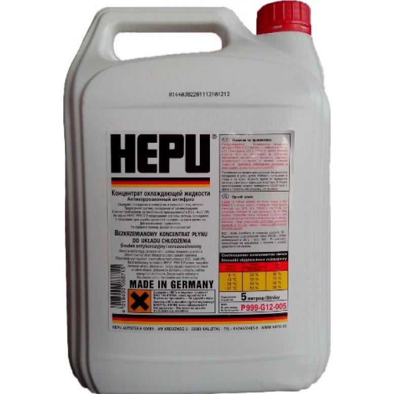 Антифриз Hepu Antifreeze G12 5 л Красный Антифриз Hepu Antifreeze G12 5 л Красный
