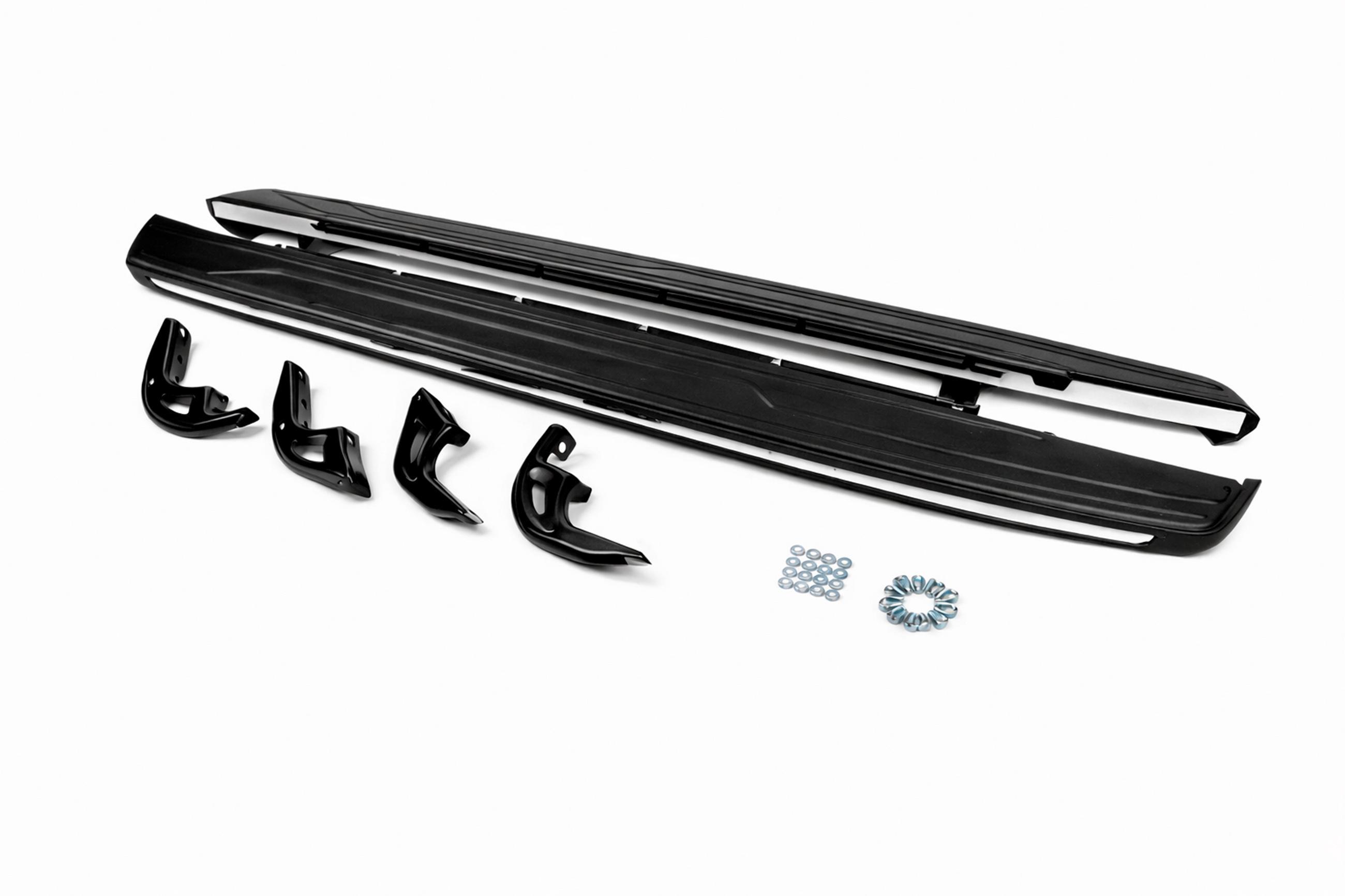 Боковые пороги Cixtai OEM для Honda Pilot 2015-2022 рр. алюминий/пластик 2 шт. (189676)