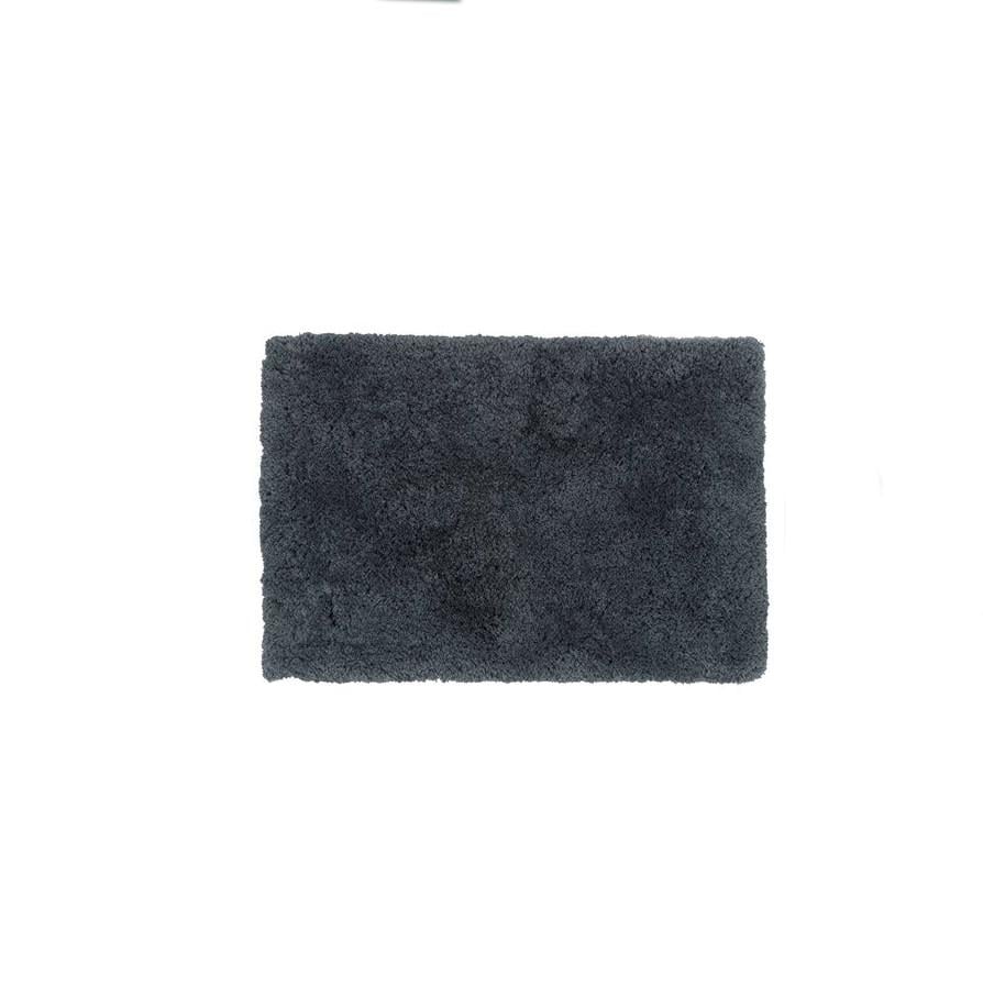 Коврик для ванной полиэстеровый 60x90 см Серый (2516842)