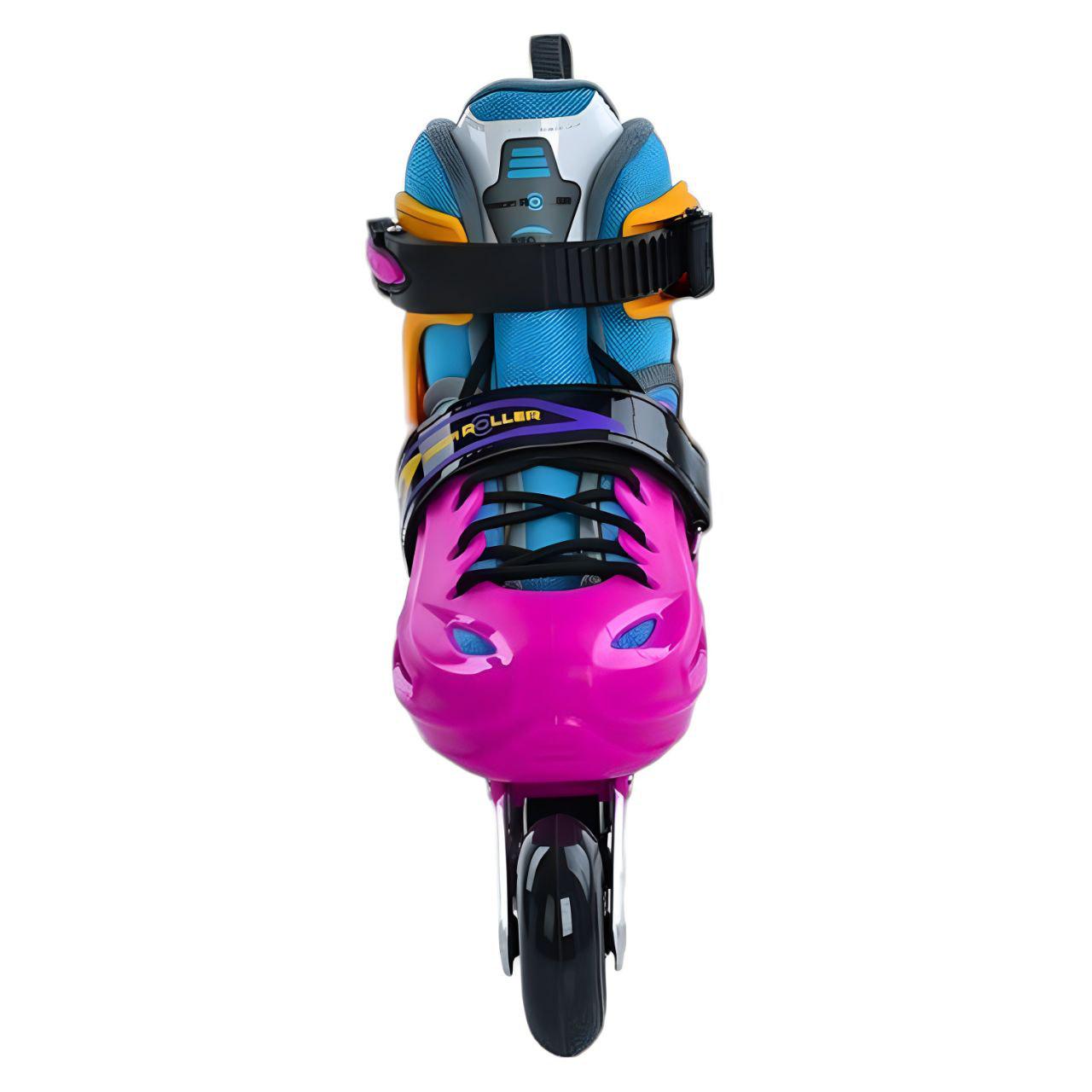 Ролики A4151-M-V р. 35-38 Фиолетово-оранжевый - фото 2 Ролики A4151-M-V р. 35-38 Фиолетово-оранжевый - фото 2