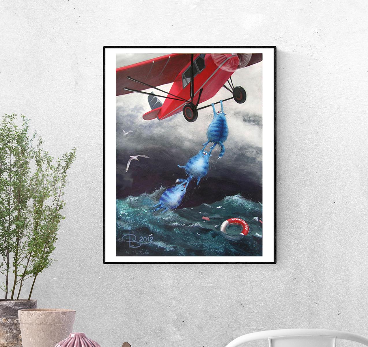 Постер Спасение в шторм формат А-4