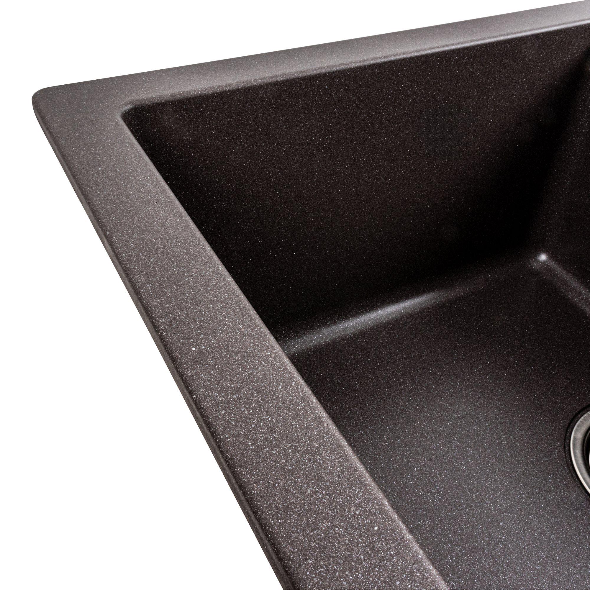 Мийка гранітна для кухні Platinum 7850W TOSKANA матова Гренадін - фото 4