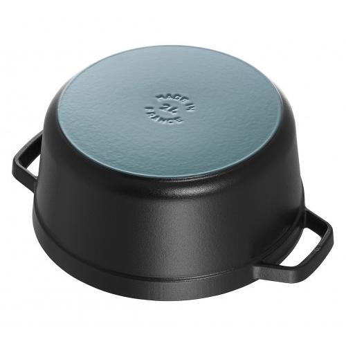 Кастрюля чугунная Staub New Classic эмалированная с крышкой 6,7 л 28 см Черный (1102825) - фото 6