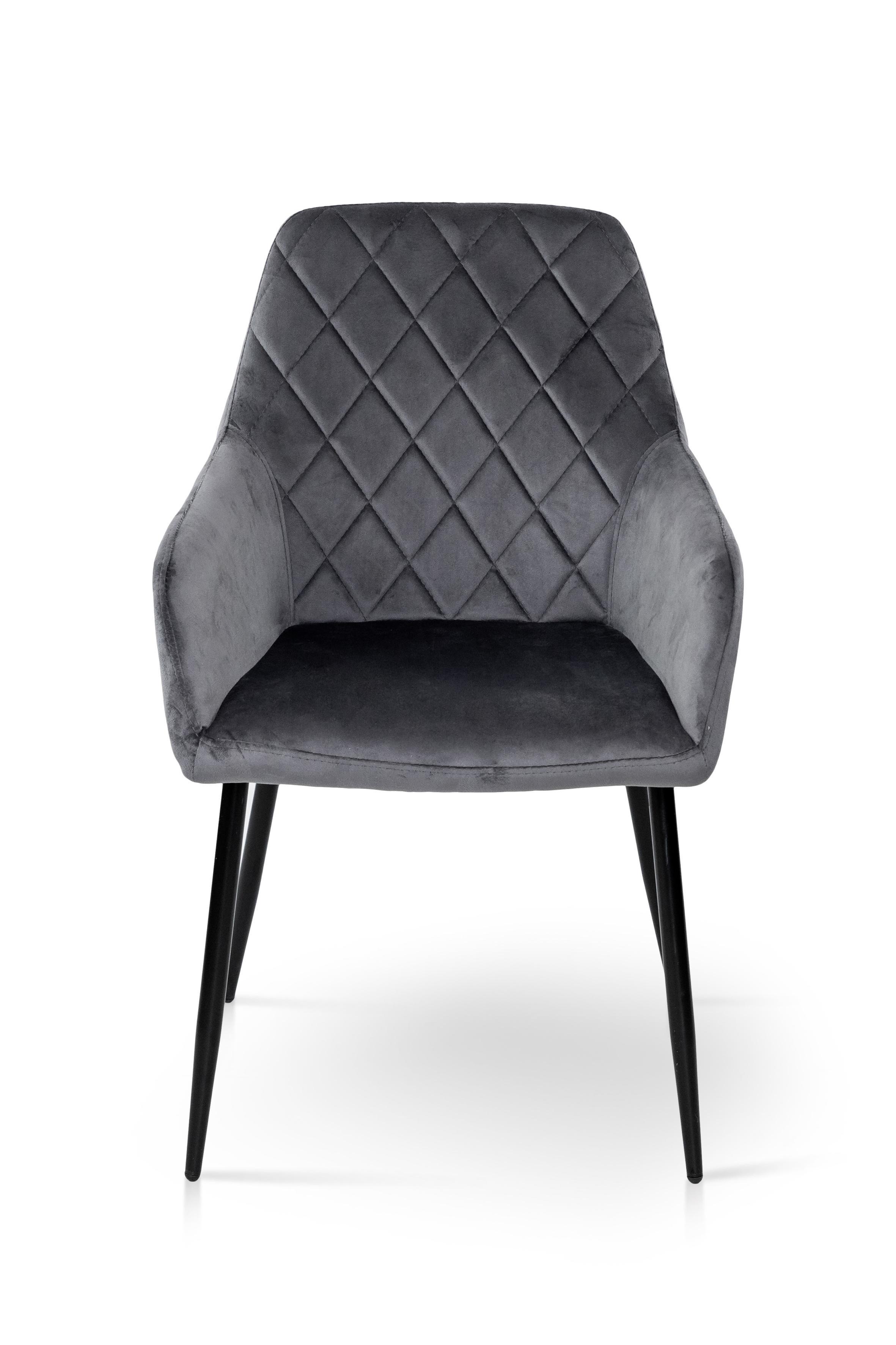 Стілець для кухні та вітальні ГРЕЙС Томас 530х890х570 мм Чорний/Сірий (GAА0057182) - фото 4 Стілець для кухні та вітальні ГРЕЙС Томас 530х890х570 мм Чорний/Сірий (GAА0057182) - фото 4