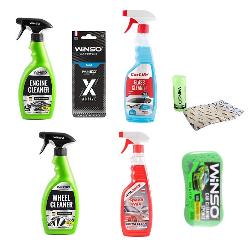 Набор по уходу за авто WINSO 7 ед. (na_41)