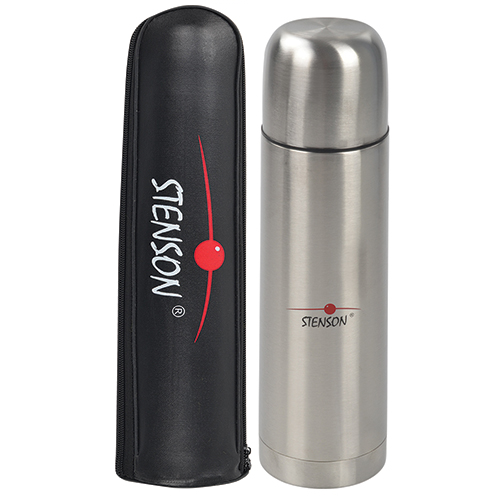 Туристический термос Stenson MT-0179 500 мл с чехлом (ca8a8be7)