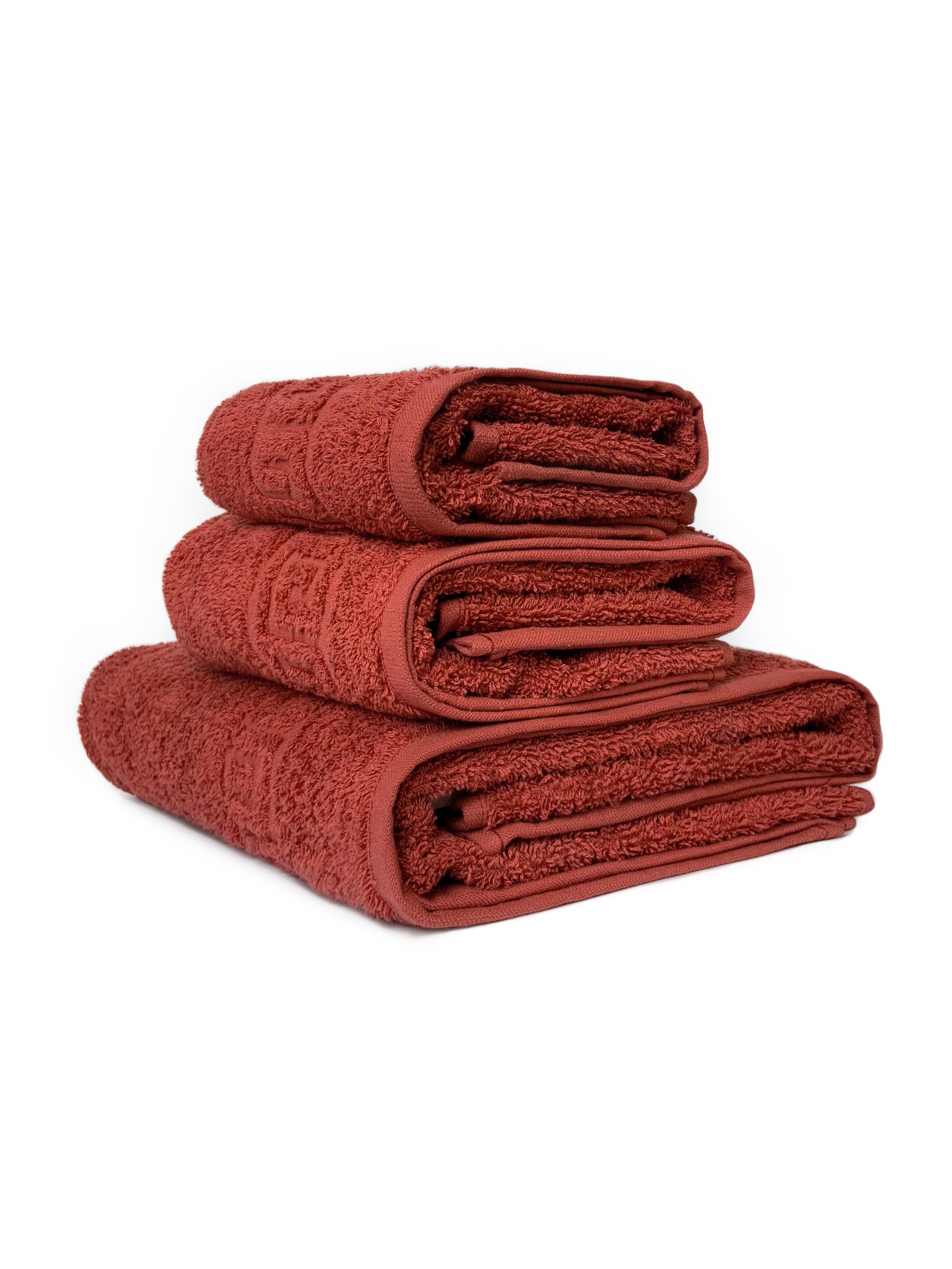 Набір махрових рушників ADT Curb kit 4 Paprika - фото 2 Набір махрових рушників ADT Curb kit 4 Paprika - фото 2