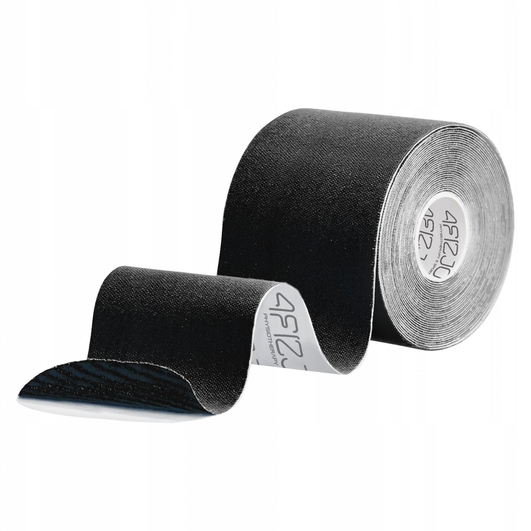 Тейп кинезиологический 4fizjo 4FJ0546 7,5 см x 5 м Black (47542)