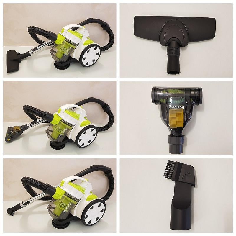 Пылесос контейнерный Rainberg RB-651TB 2500 W 3 л Green - фото 4